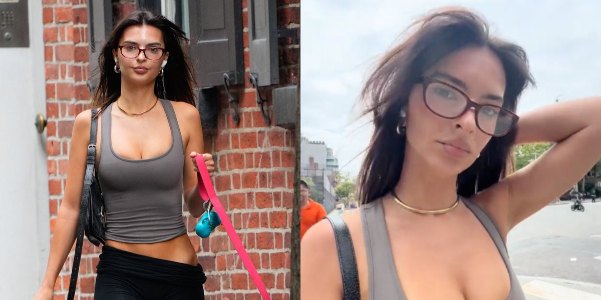 Emily Ratajkowski recorded a stranger telling her to “put on a shirt”