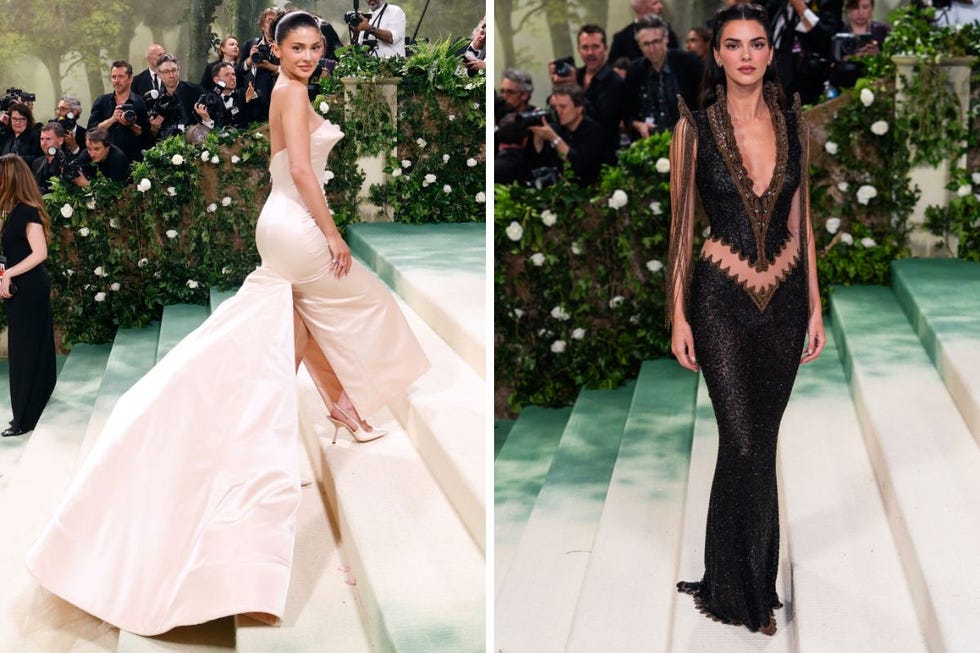 kylie kendall jenner met gala tan