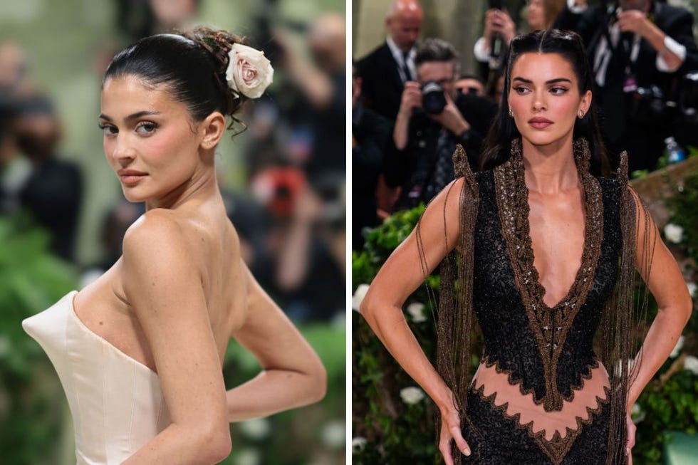 kylie kendall jenner met gala tan