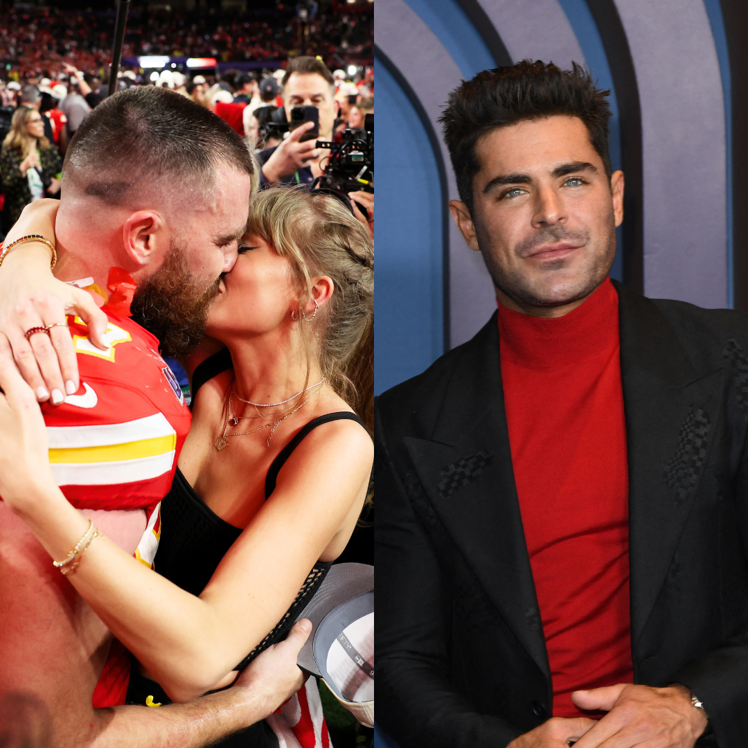 Zac Efron Has Entered the Chat Surrounding Taylor Swift and Travis Kelce 'High School Musical' Comparisons
