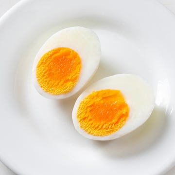 a plate with eggs on it