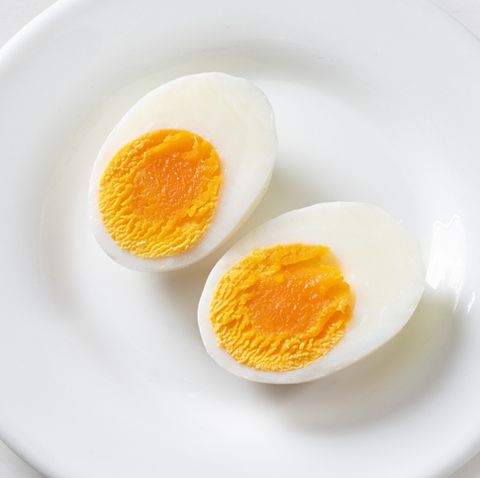a plate with eggs on it
