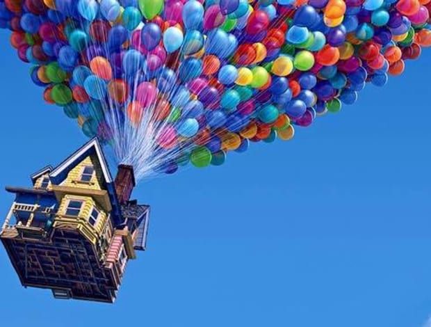 up balloons