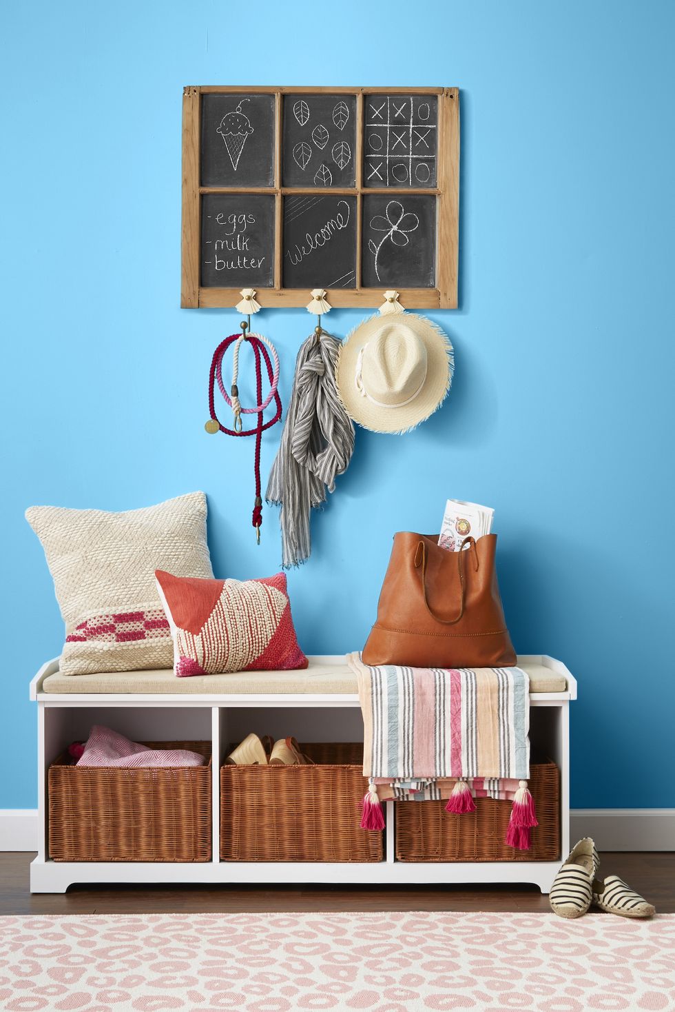 chalk message board upcycled furniture