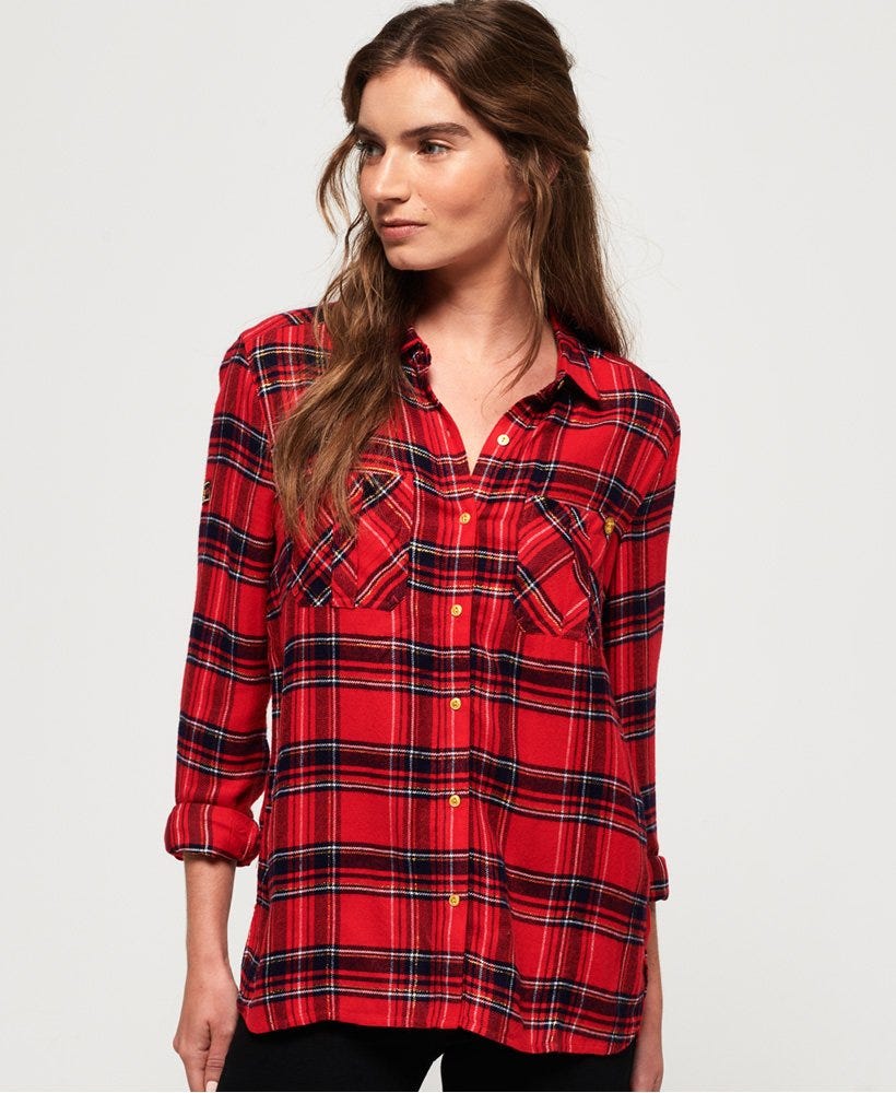 red check shirt