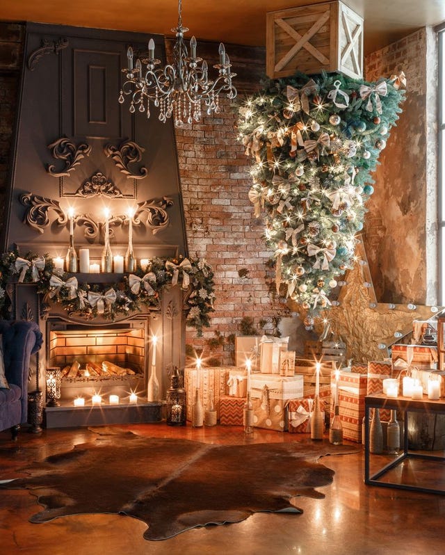 upside down christmas tree history