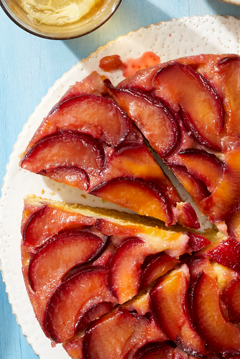 Upside-Down Plum Cake upsidedown plum cake