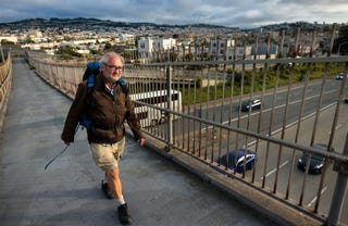 san francisco, urban camping, gary kamiya, mission terrace, glen park, interstate 280