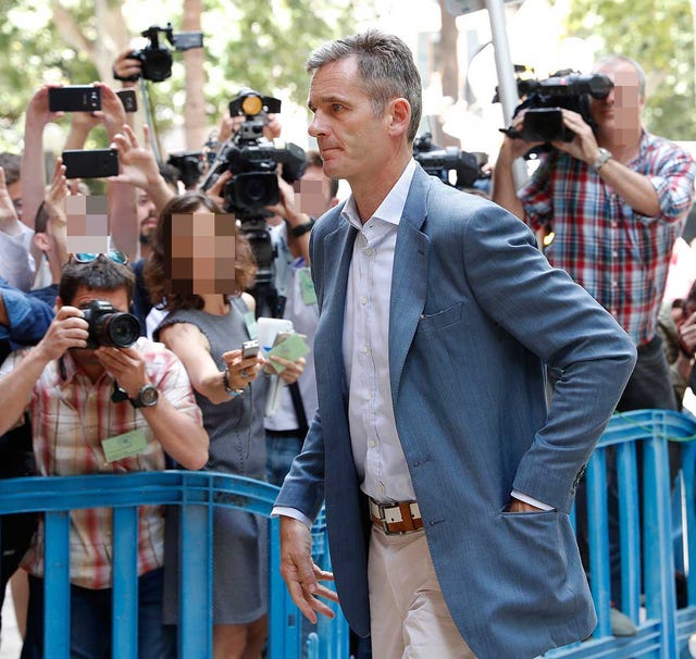 Iñaki Urdangarin Audiencia Palma