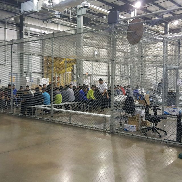 cages at border