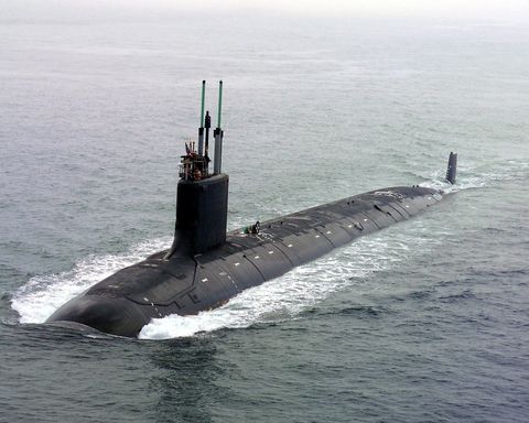Submarine, Ballistic missile submarine, Cruise missile submarine, Vehicle, Navy, Watercraft, Ship, Boat, Deep-submergence rescue vehicle, Submarine tender, 