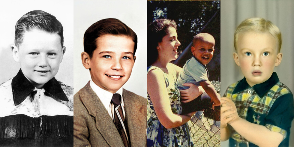 presidents childhood photos