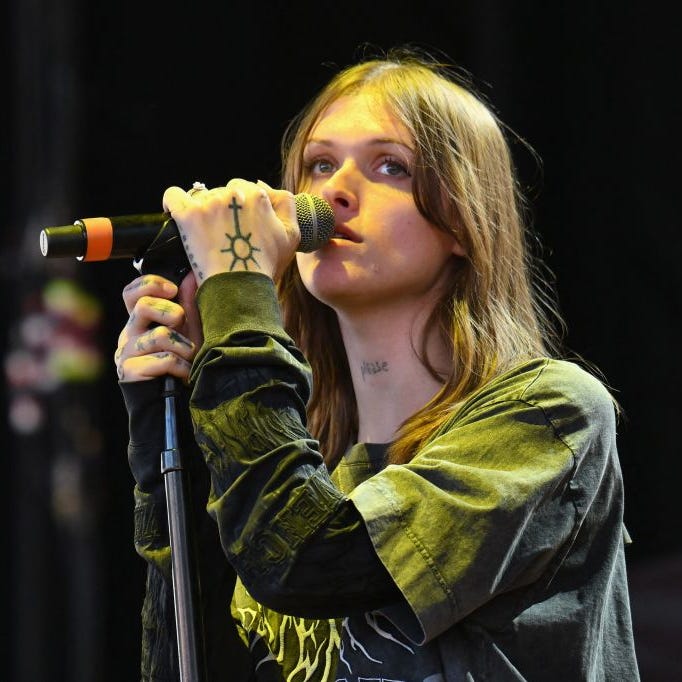 us singer songwriter ethel cain performs onstage during the all things go music festival at merriweather post pavilion in columbia, maryland on october 1, 2023 photo by angela weiss afp photo by angela weissafp via getty images