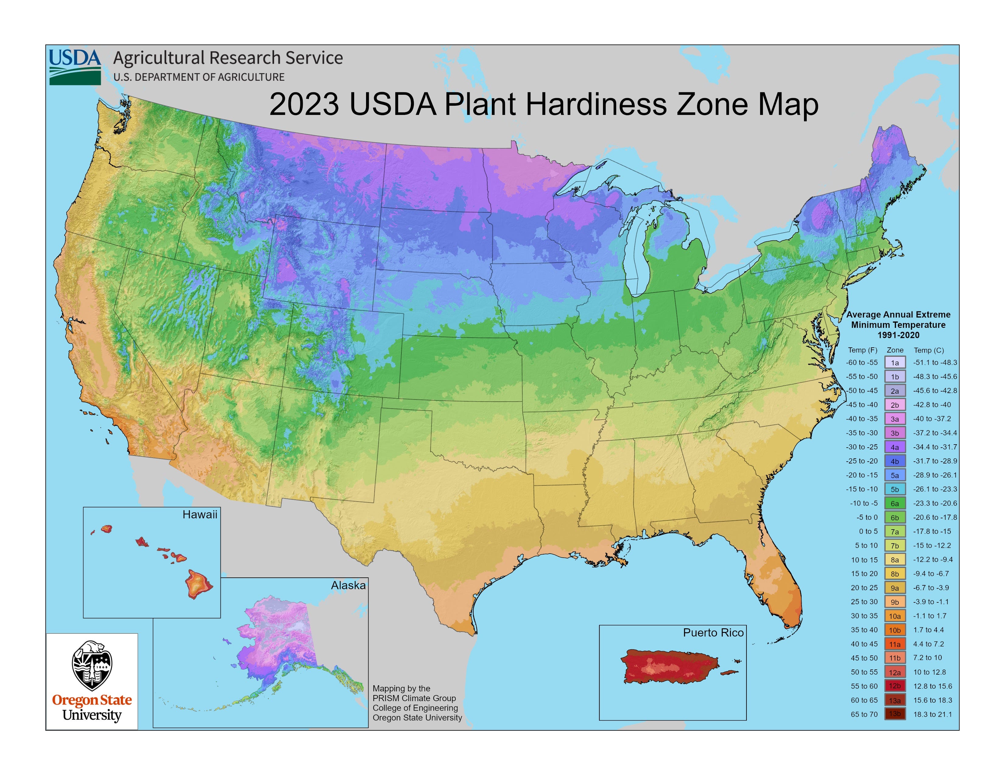 Gardeners: The USDA Updated Their Hardiness Zone Map for 2024