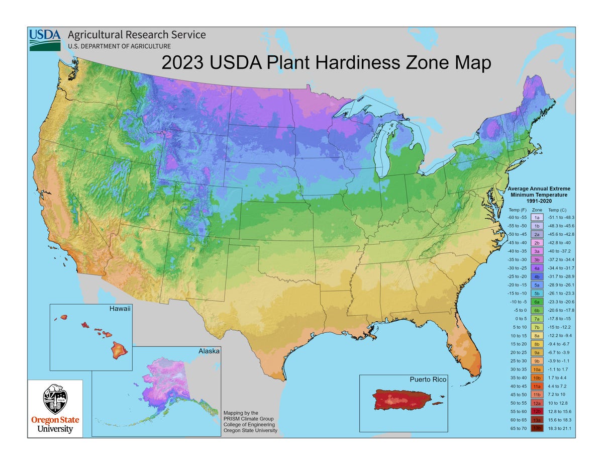 USDA Updates Hardiness Zones Map to Account for Warming