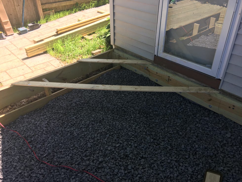 wood deck construction