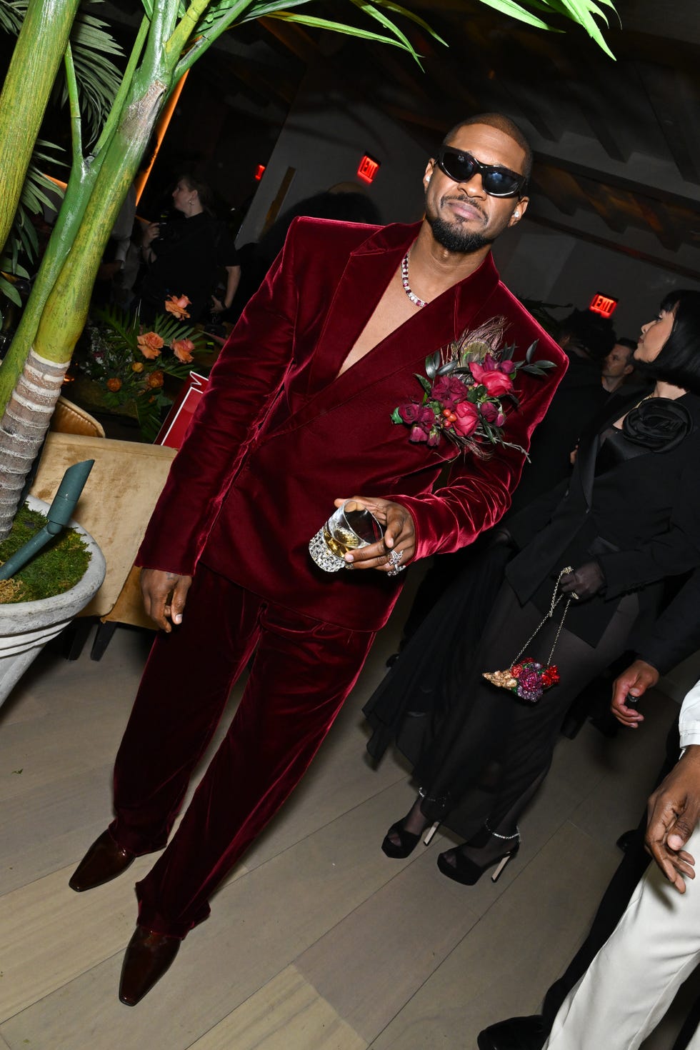 usher's secret garden met gala after party