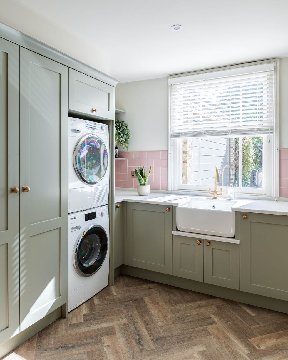 utility room ideas double height appliances
