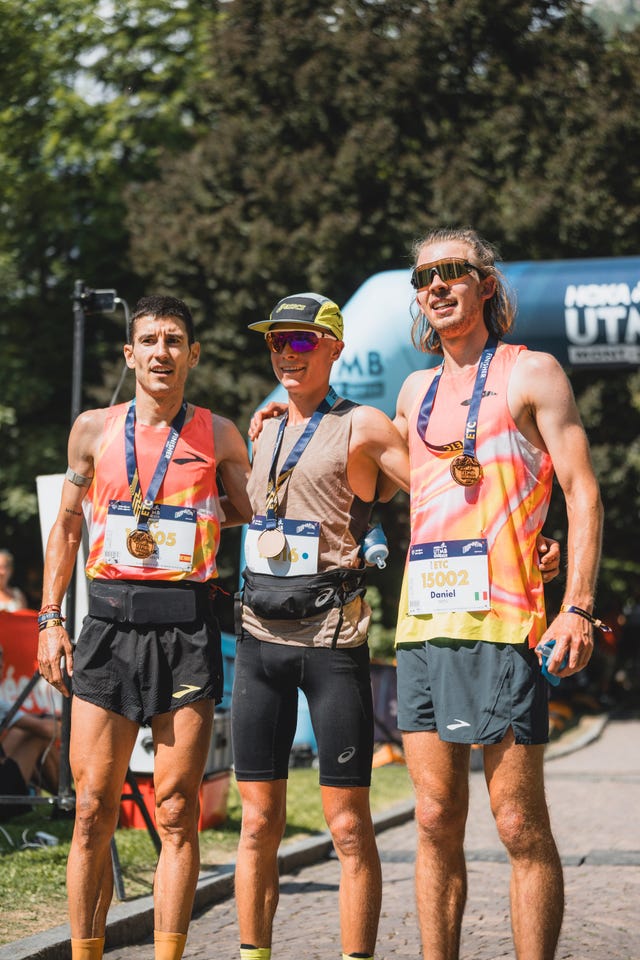 el trail runner español alex garcia la carrera etc del utmb de chamonix