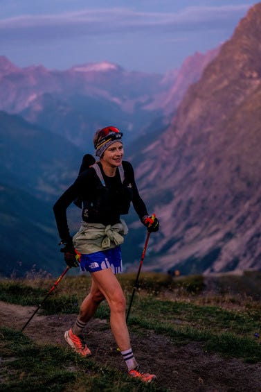 katie schide at the 2024 utmb