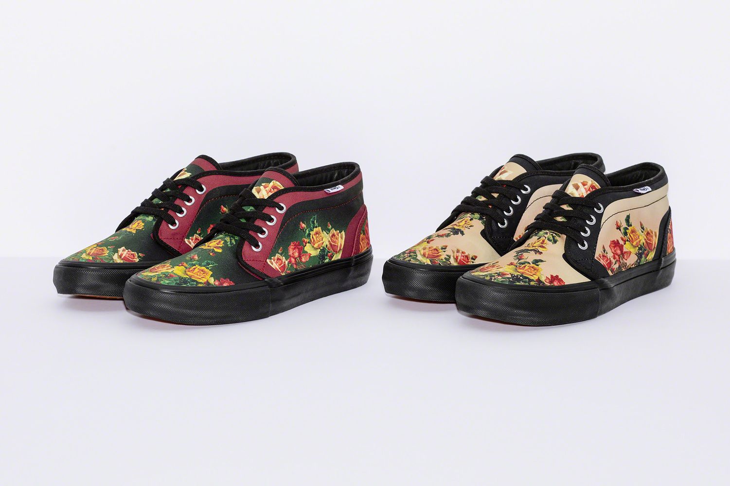 Supreme x Jean Paul Gaultier Collaboration Vans Era and Chukka