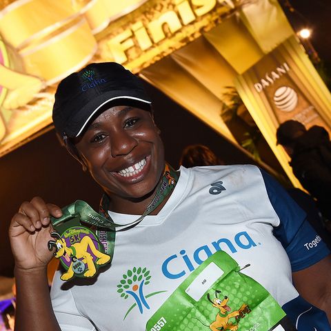 Uzo Abuda is a Celebrity Marathoner