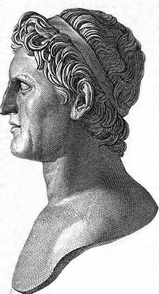 ptolemäus i soter nach einer antiken büste