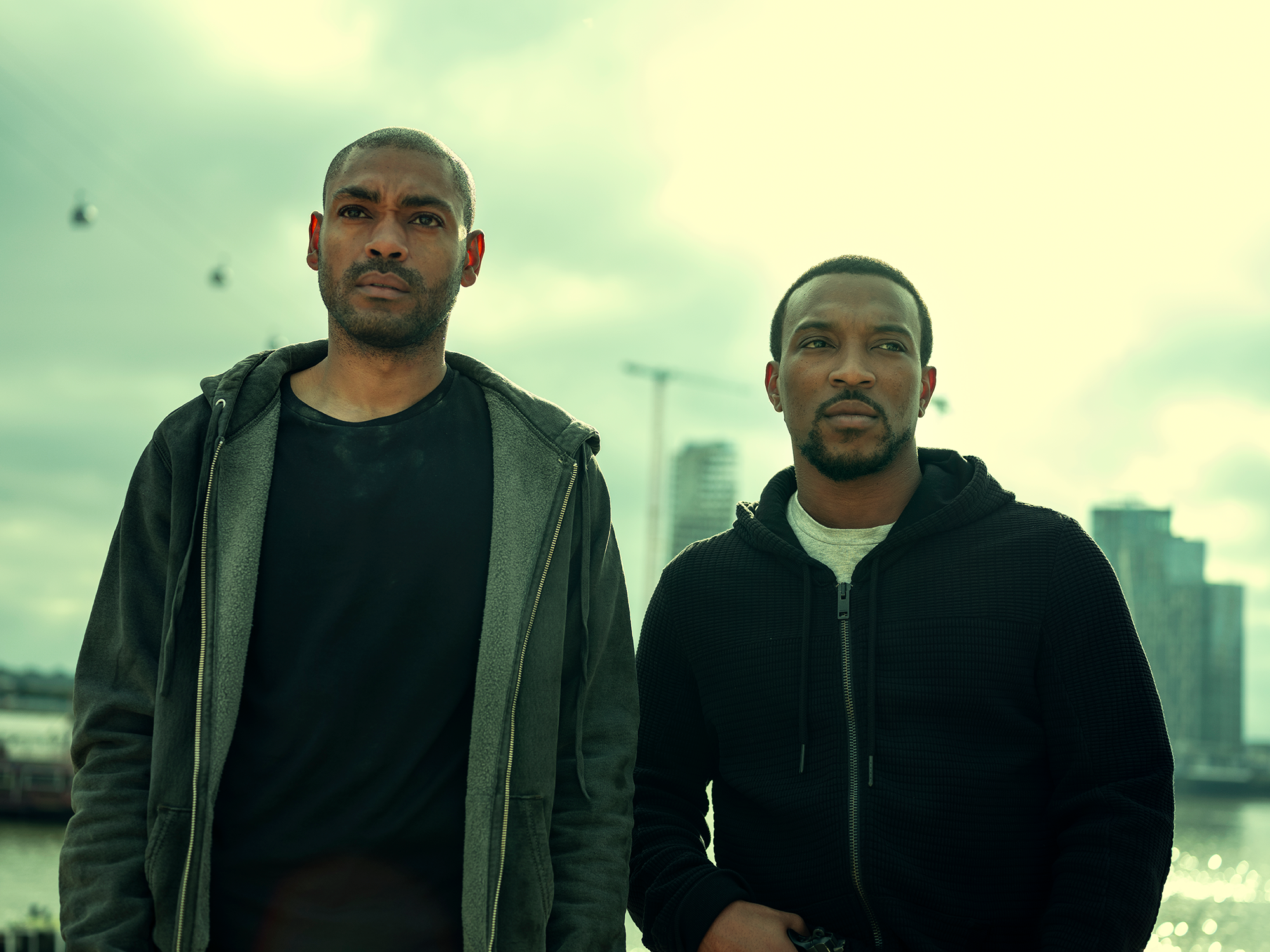 kane robinson and ashley walters as sully and dushane in “top boy”