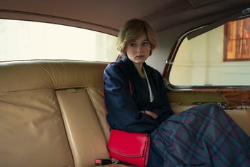 the crown s4 picture shows princess diana emma corrin filming location elstree