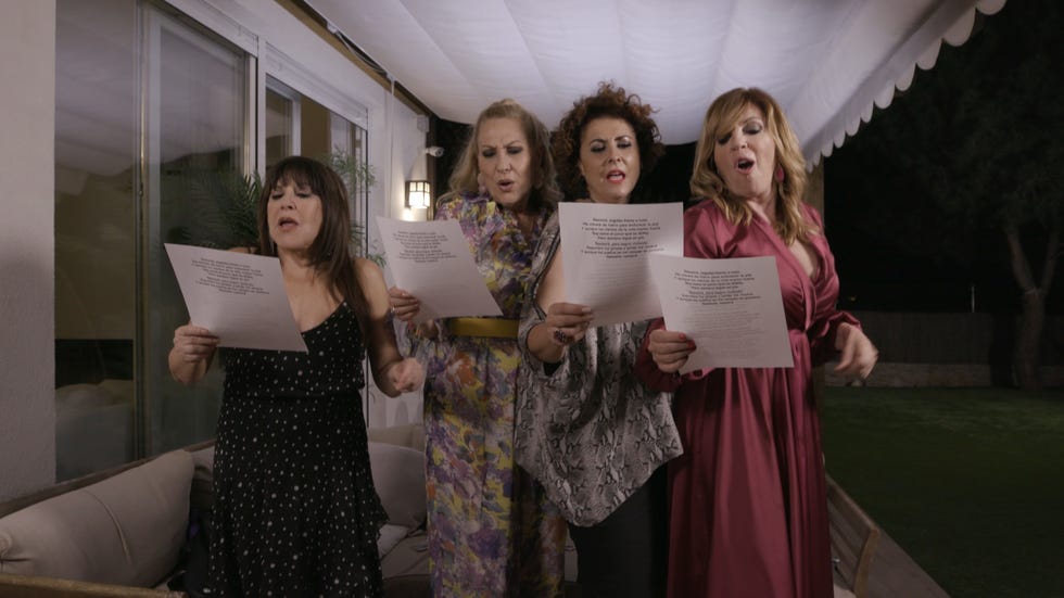 Ven a cenar conmigo. Gourmet Edition. Belinda Washington, Loles León, Rosa Benito e Irma Soriano 
