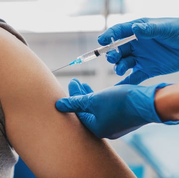 Vaccination of senior person in hospital vaccination of senior person in hospital