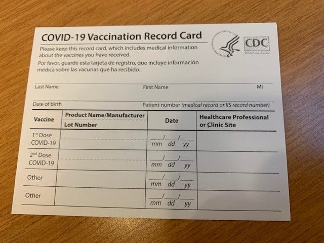 what are vaccine cards how experts will use covid 19 vaccine cards