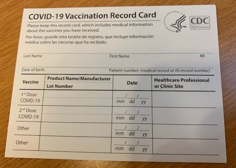 what are vaccine cards how experts will use covid 19 vaccine cards
