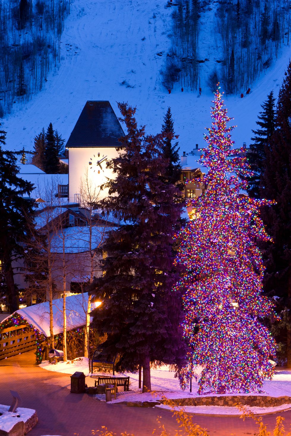 vail co christmas towns