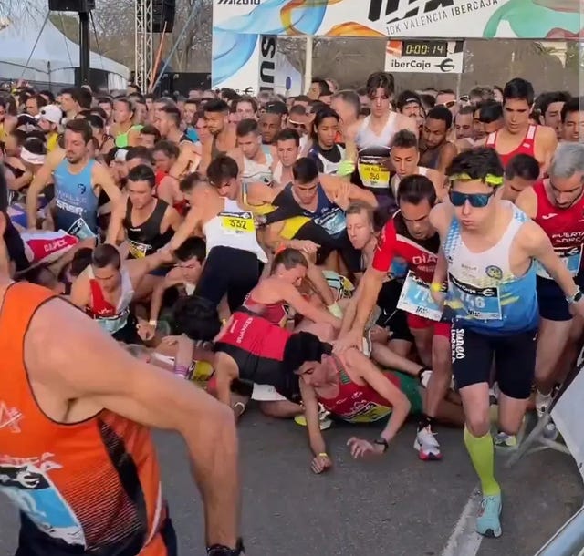 caduta 10k valencia