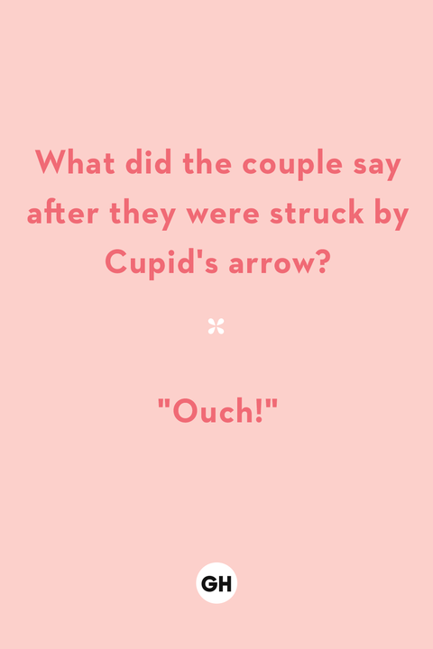 what did the couple say after they were struck by cupid's arrow ouch