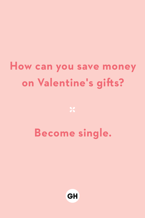 how can you save money on valentine's gifts become single