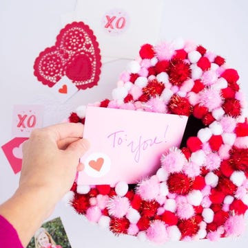 valentine's day box ideas, pom pom valentine's box valentine's day box ideas, pom pom valentine's box