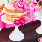 Pink, Food, Sugar cake, Cake decorating, Table, Dessert, Sweetness, Teacup, Tableware, Sugar paste, 