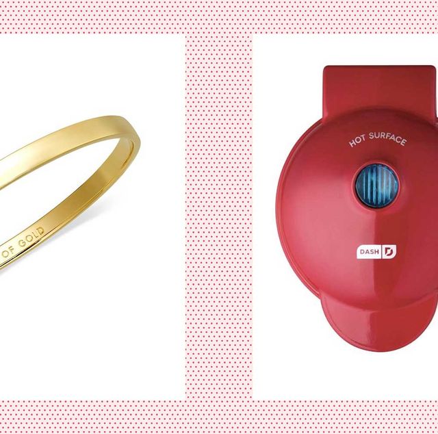 valentine's day gifts for her heart of gold bangle and mini heart waffle maker