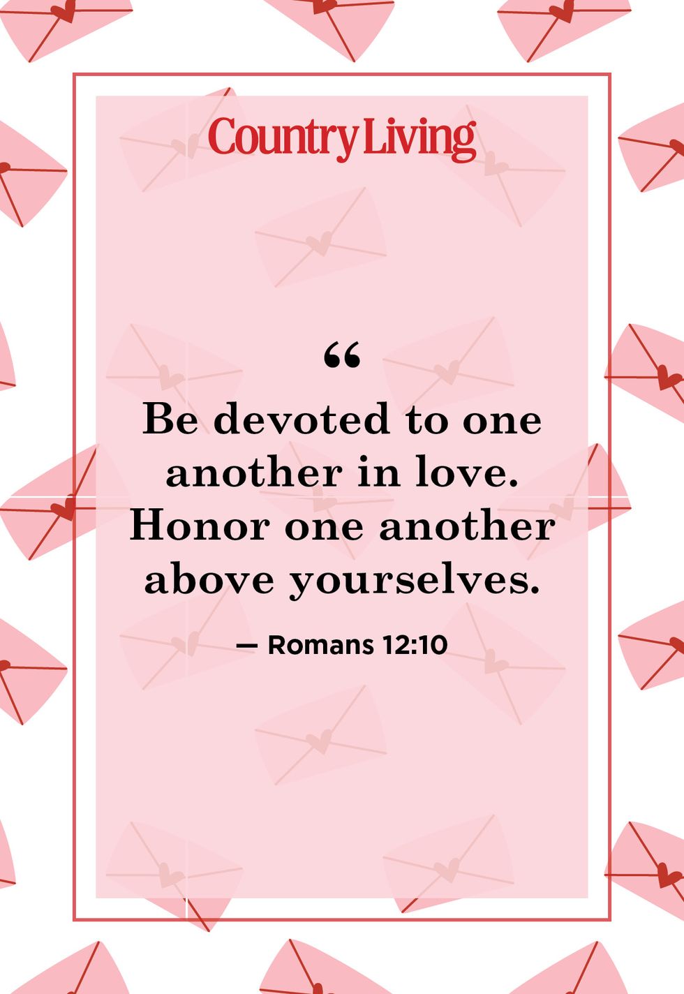 valentines bible verse about love romans 12,10