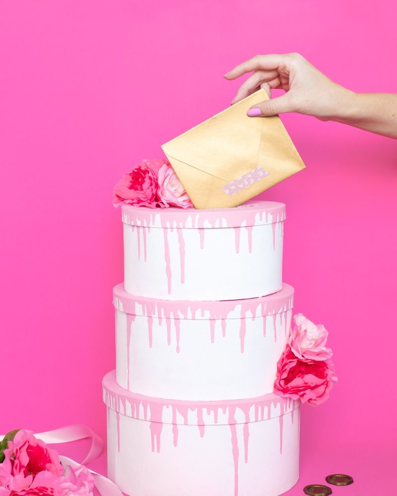 Valentine's Day Box Ideas Tiered Cake Card Box