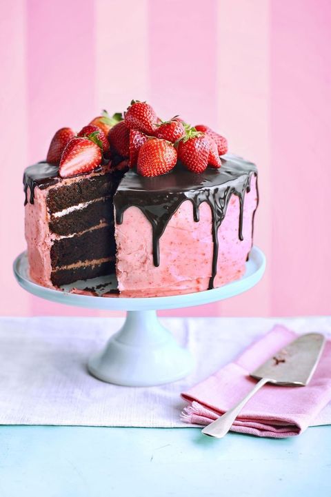 valentines day recipes choco berry surprise cake