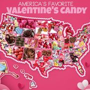 valentines day candy map