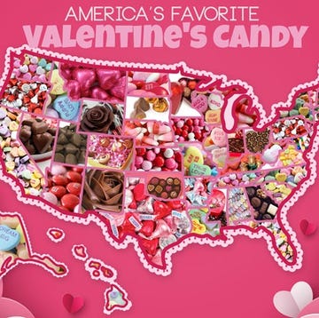 valentines day candy map