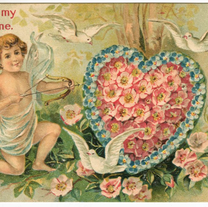 vintage valentine's day cards, you are my valentine
