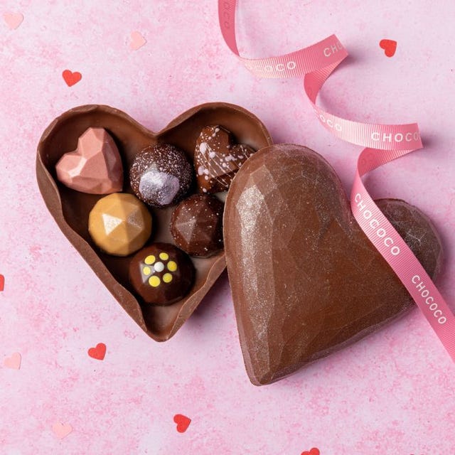 Assorted Chocolate Truffles Love Box, Valentine's Day