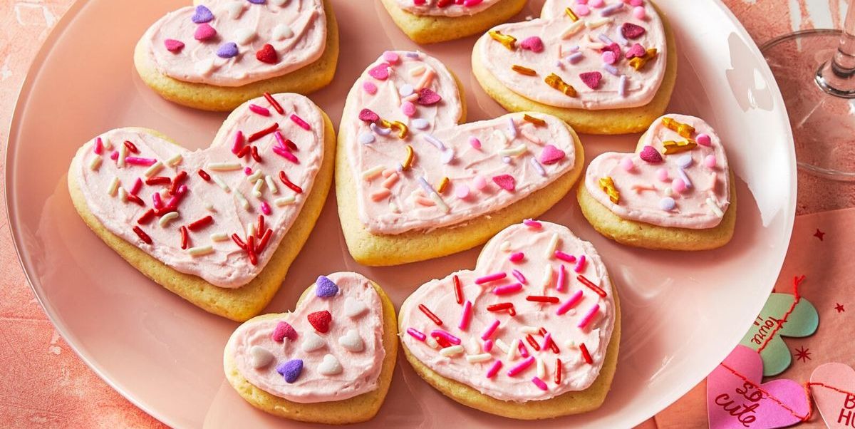 valentines day cookies heart cookies