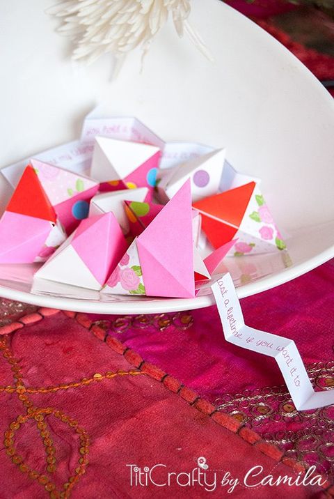 valentines day crafts for kids origami fortune cookies