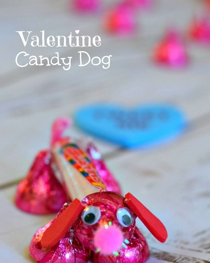 valentine's day crafts valentine candy dog